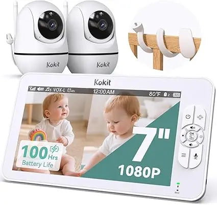 Kankeirr KK702 1080P Full HD Split-Screen Baby Monitor