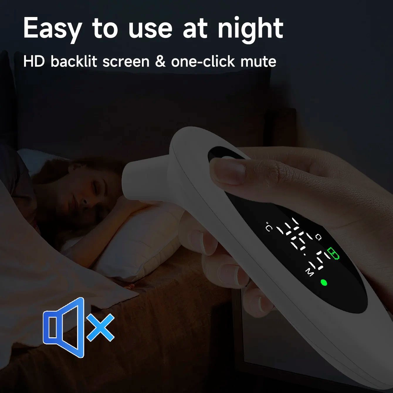 Yongrow Infrared Forehead Ear Thermometer RoomTemp Tri Modes