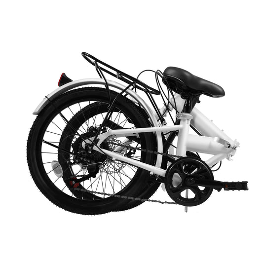 20 Inch Folding City Bike 7 Speed Lightweight for Adults