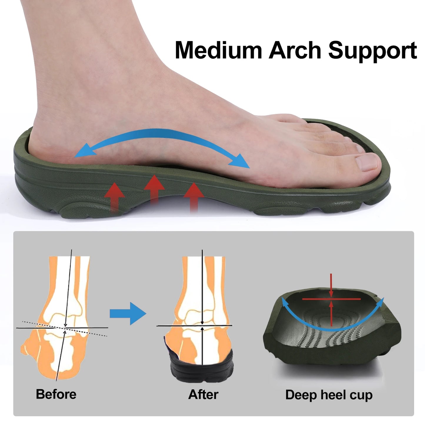 Casual EVA Slippers Men Outdoor Non Slip Beach Sandals