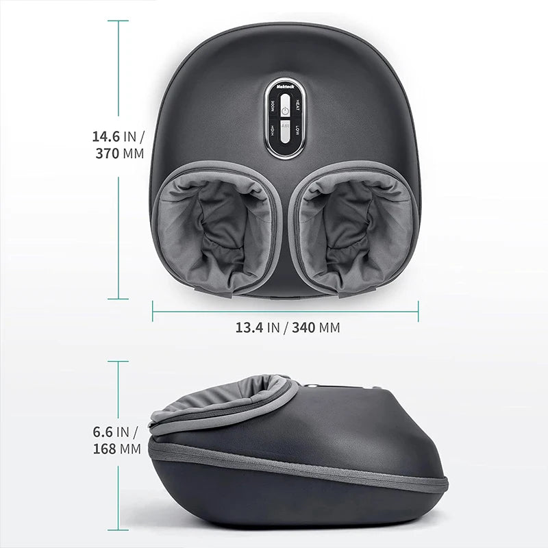 Nekteck Foot Massager With Heating Therapy And Air Compression Shiatsu